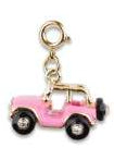 Charm It! Gold Pink Jeep