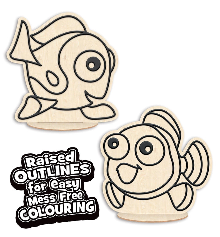 Splat Planet Sea Life Clay Colouring Kit