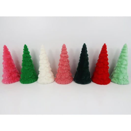 ONE HUNDRED 80 DEGREES Flocked Tree, PVC, 10"