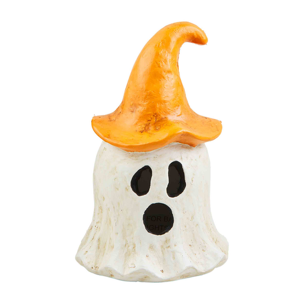 MUD PIE ORANGE GHOST WITCH LANTERN