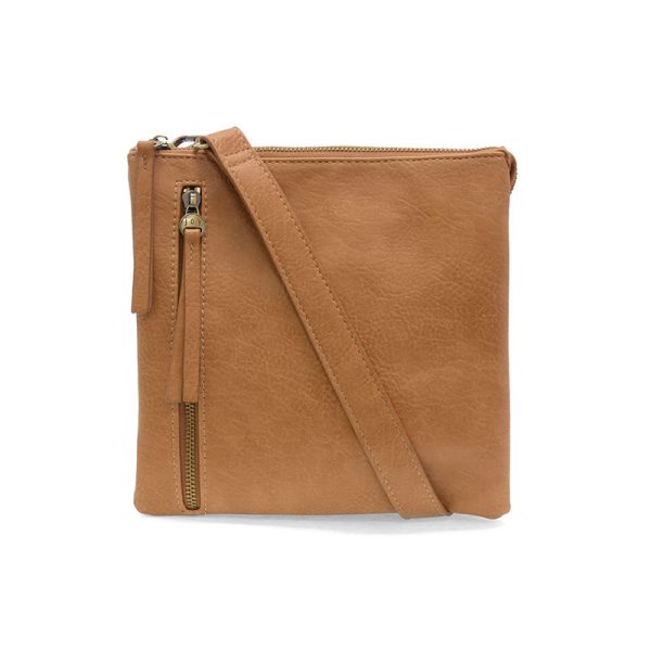 Joy Susan Dawn Multi Pocket Compact Crossbody Bag-Mid Tan