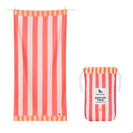 Raspberry Road - Quick Dry Towel | Dock & Bay-L