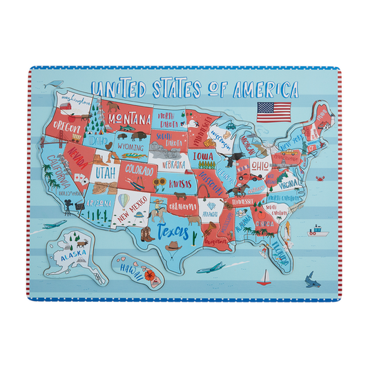 MUD PIE UNITED STATES PUZZLE