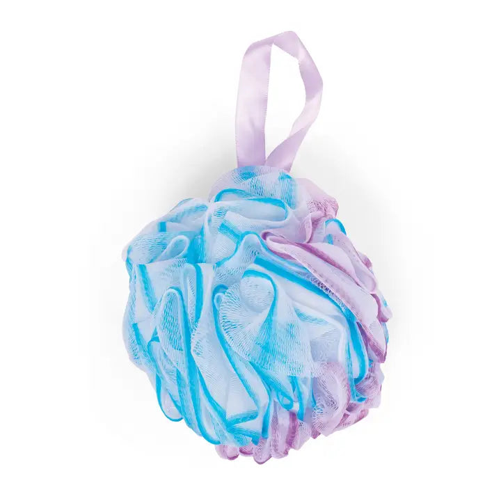 Cait + Co Gem-Luxurious Spa Pouf - Purple, Blue + White