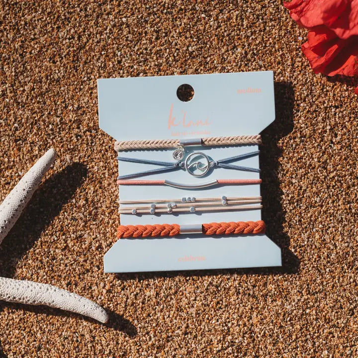 K'Lani Hair Tie Bracelets Celebrate Hair Tie Bracelet