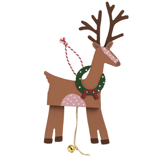 MUD PIE REINDEER DANCING ORNAMENT