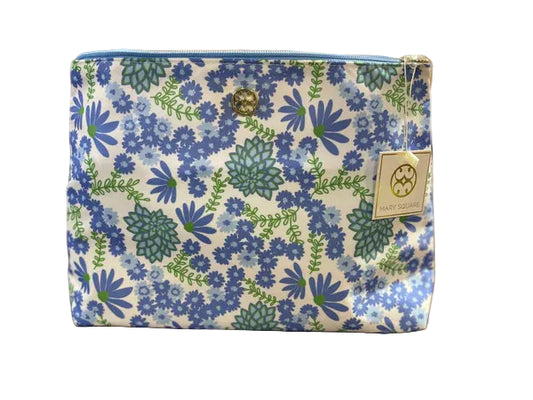 Mary Square Daisy Chain White Travel Pouch