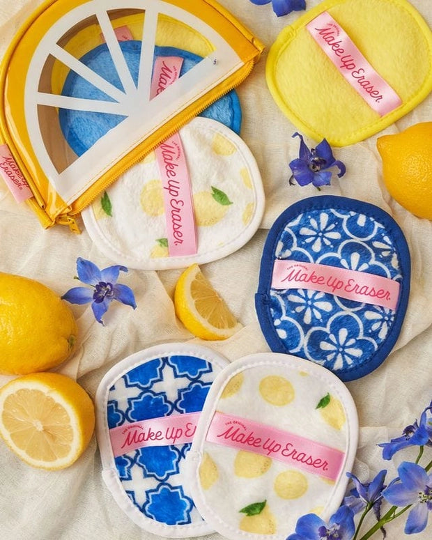 The Original MakeUp Eraser Limoncello 7-Day Set & Makeup Bag Gift Set