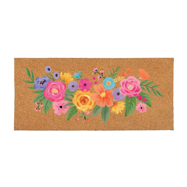 Evergreen Enterprises Bunny Blooms Spring Blossom, Flocked Coir Sassafras Switch Mat
