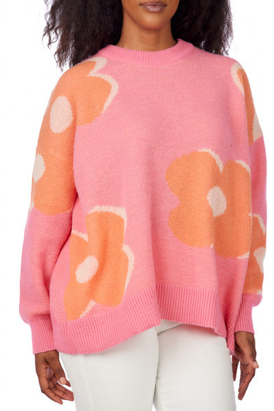 MUD PIE JADIE SWEATER-PINK