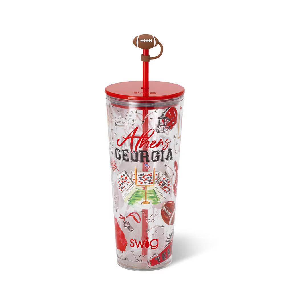 Swig Life Tailgates In Athens Plastic Tumbler 24oz
