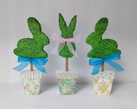 TradeCie 2.5-4x8.5-9" Bunny Topiary