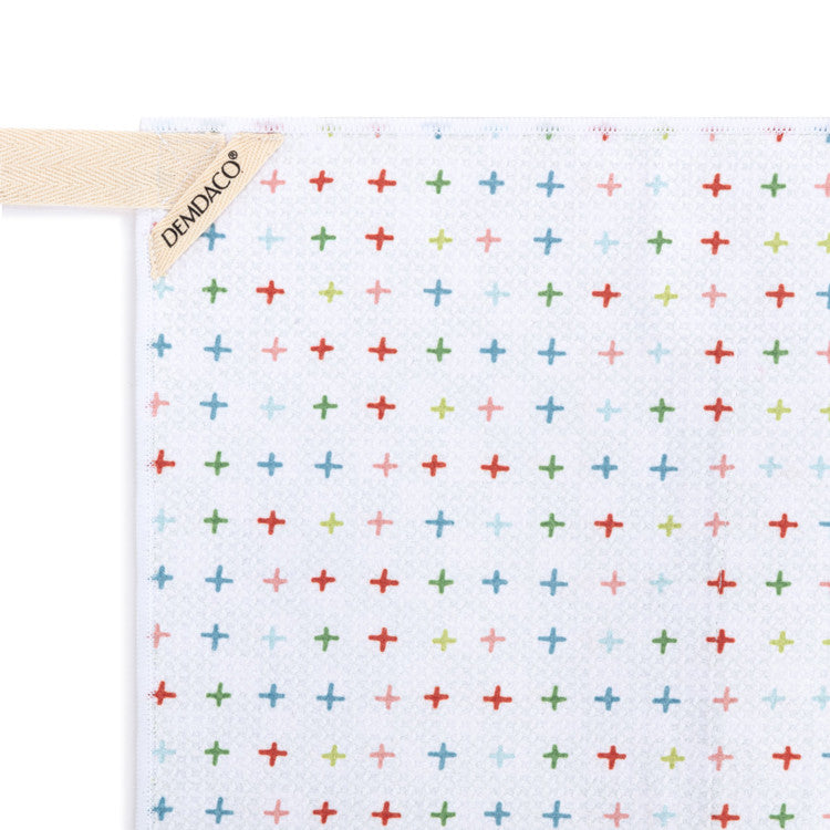 DEMDACO Green Checker Absorbent Half Apron - 27x20in