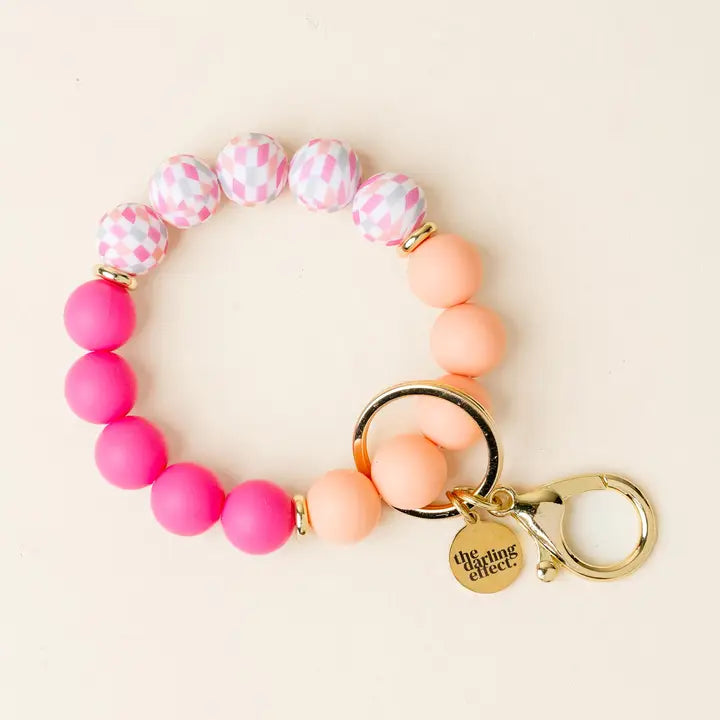 The Darling Effect Hands-Free Keychain Wristlet-Check Me Out