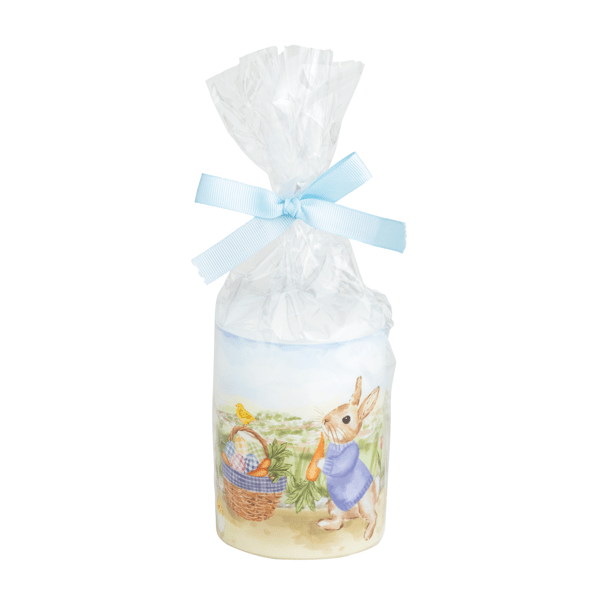 MUD PIE EASTER SCENE PILLAR CANDLE