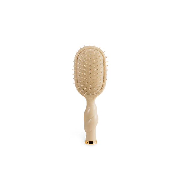 Teleties Mini Detangler Hair Brush for Medium Hair - Tan