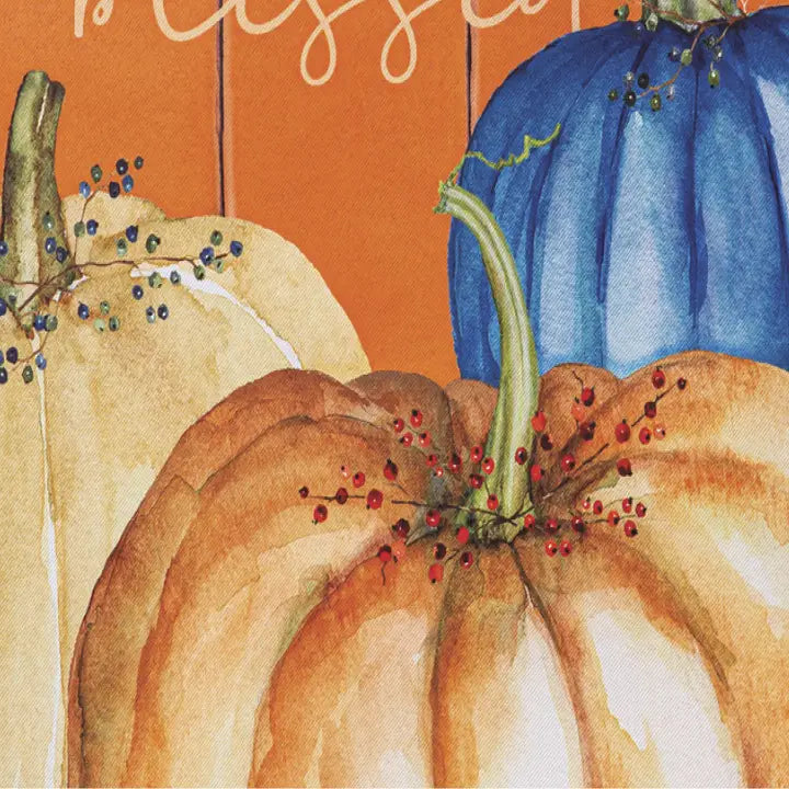 Evergreen Enterprises Thankful, Grateful, and Blessed Suede Garden Flags