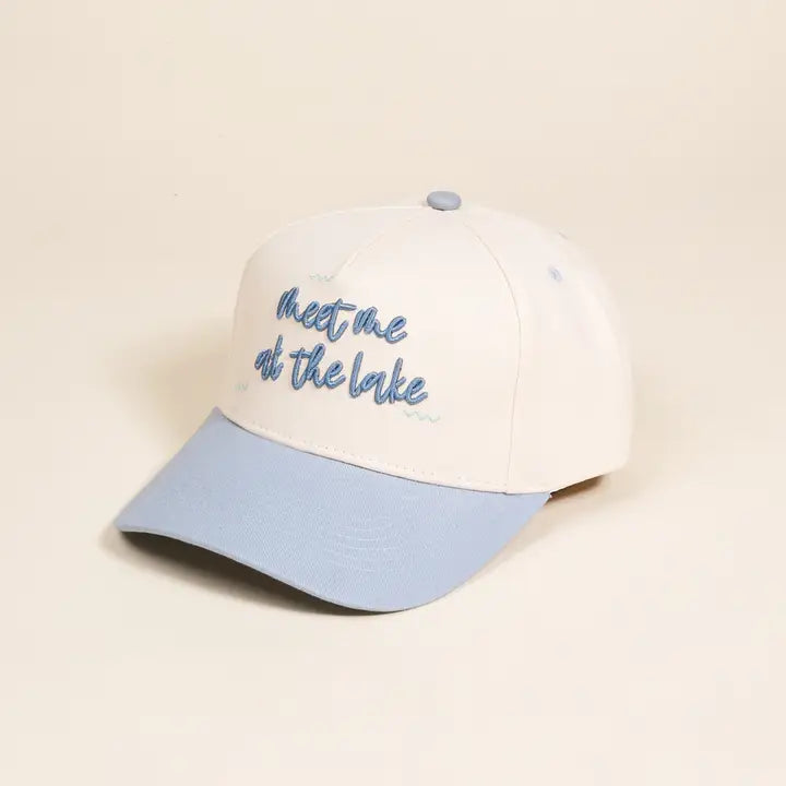 The Darling Effect Classic Canvas Hat–Meet Me At the Lake