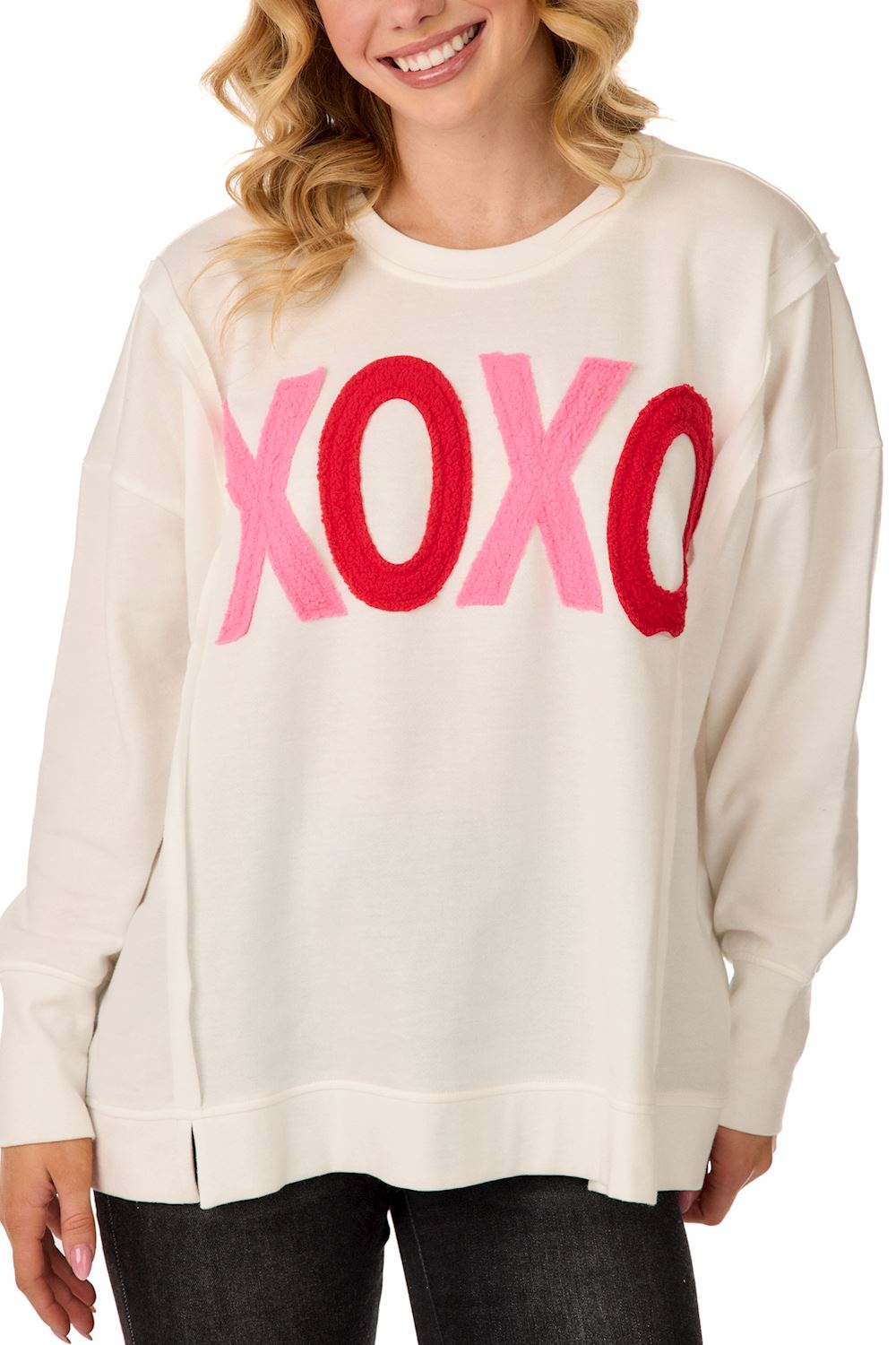 MUD PIE XOXO SWEATSHIRT