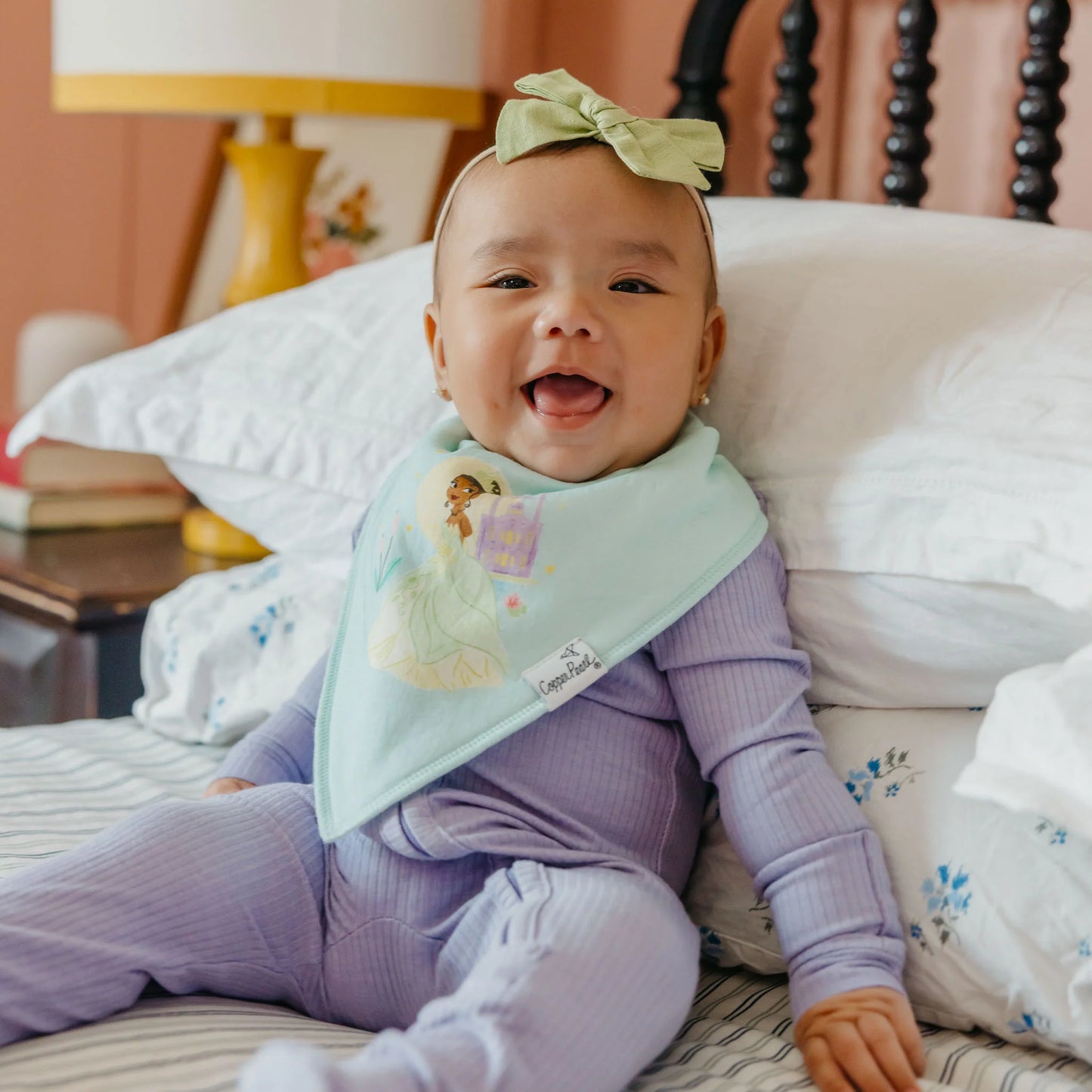 Copper Pearl Disney Princess Baby Bandana Bibs