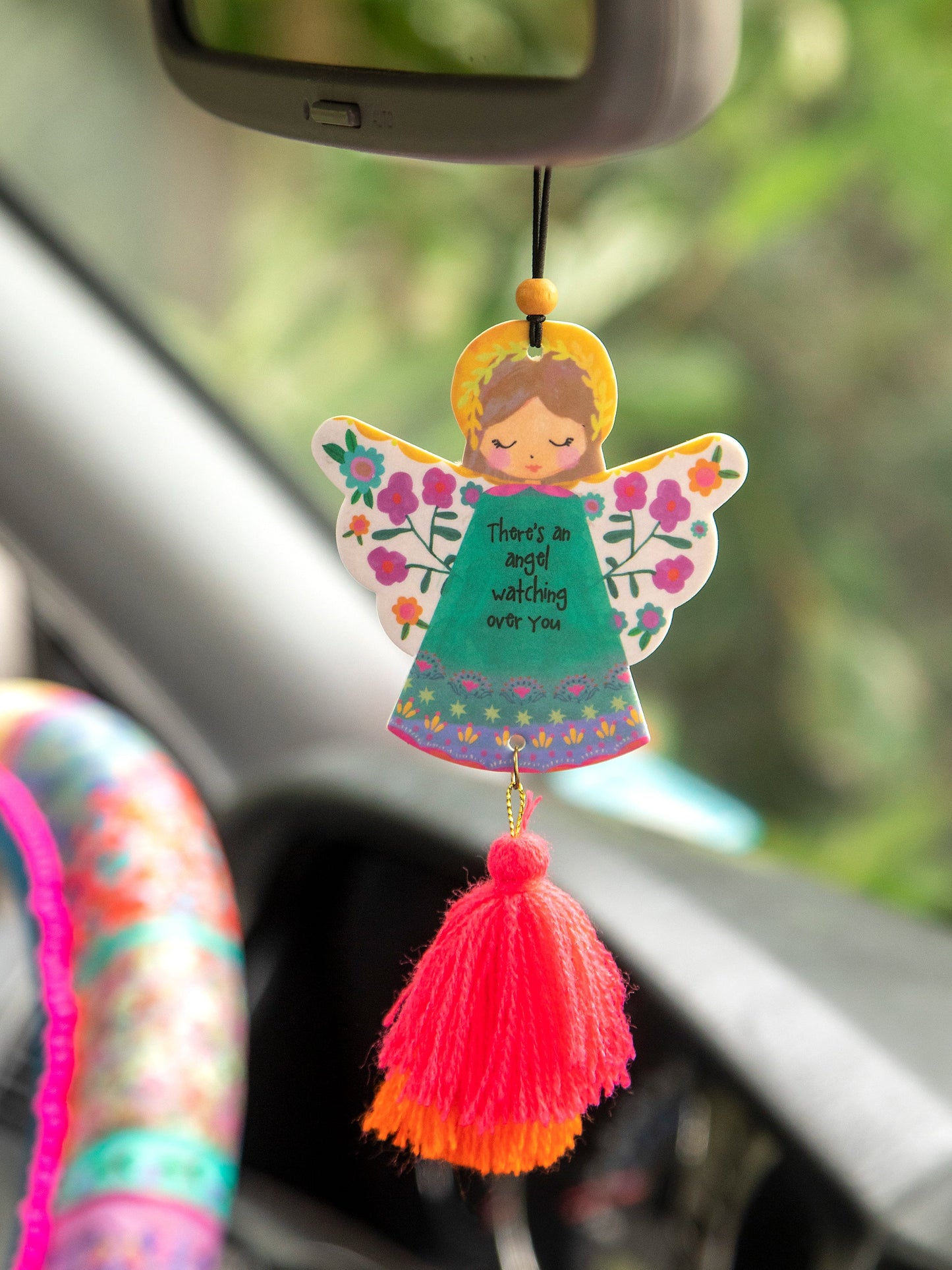 Natural Life Car Air Freshener - Angel Watching Over