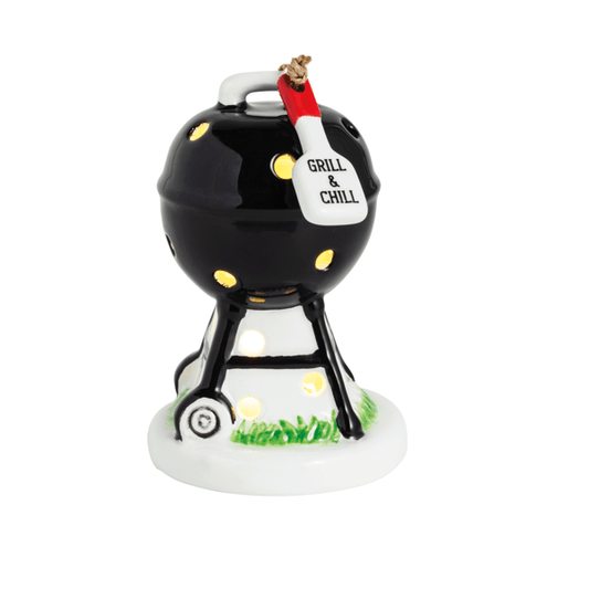 MUD PIE GRILL LIGHT-UP SITTER