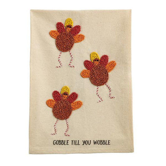 MUD PIE TURKEY THANKSGIVING TOWEL