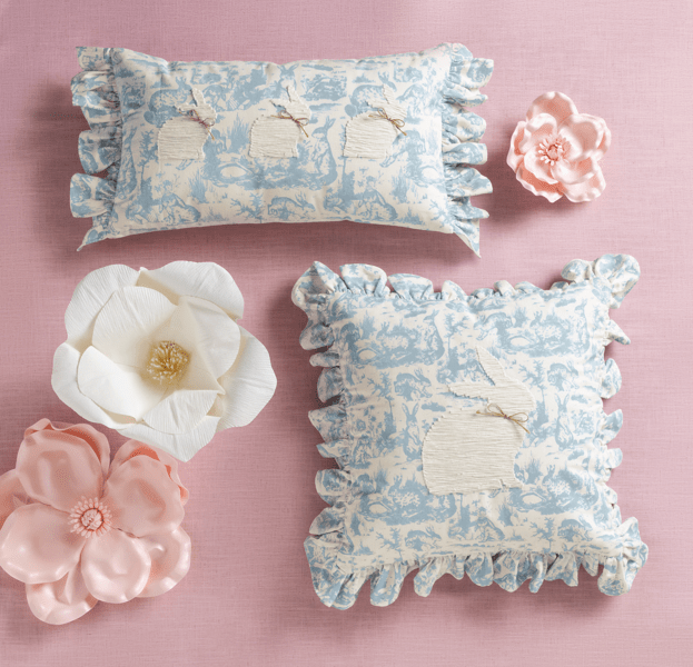 Mud Pie Bunny Pillow - Thumbnail 3