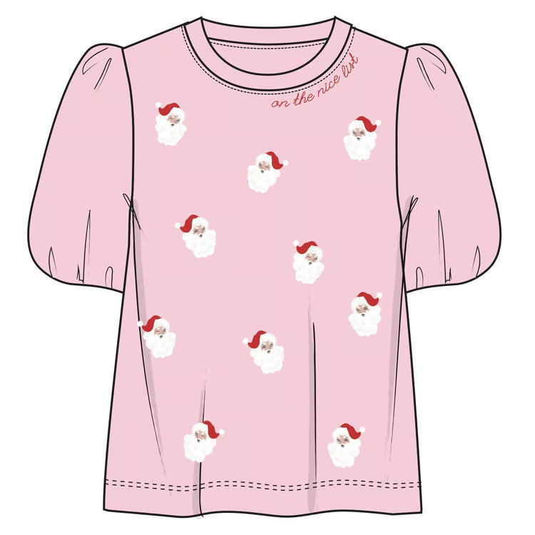 MARY SQUARE Top Tina Small Santas