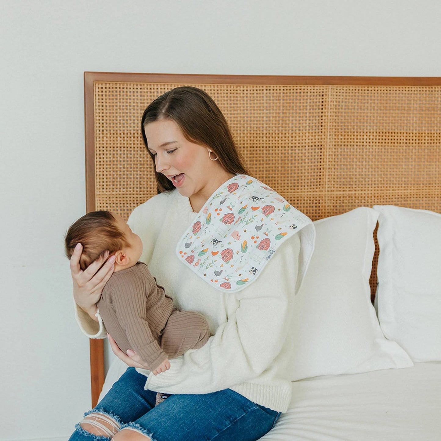 Copper Pearl Farmstead Premium Burp Cloths