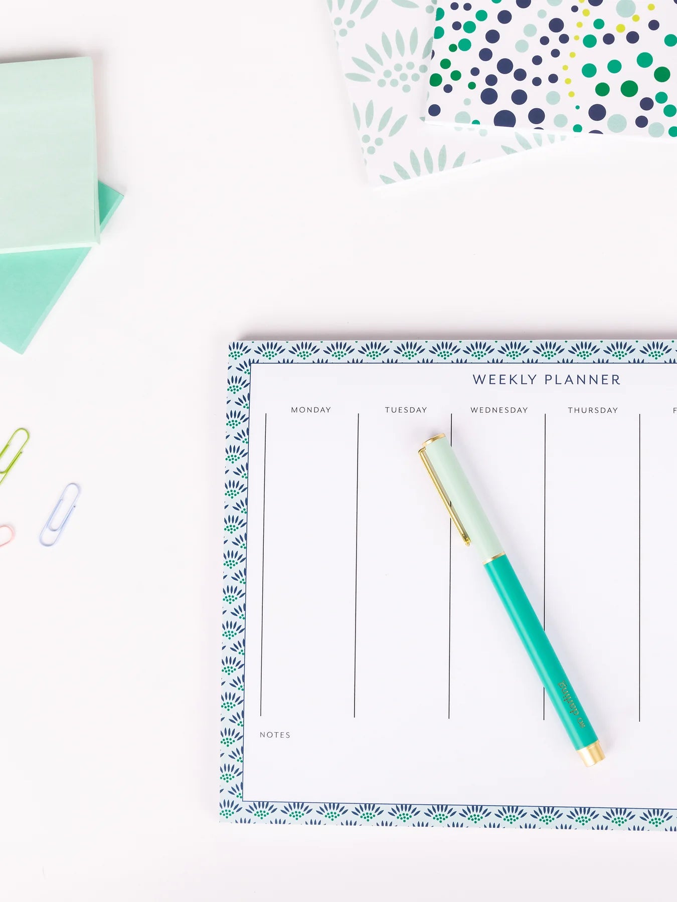 So Darling Snap Cap Pen | Colorblock Teal