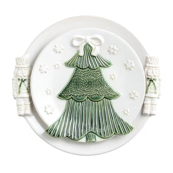 MUD PIE WHITE CHRISTMAS PLATTER