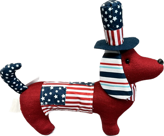 Gerson International Red Fabric Americana Dog