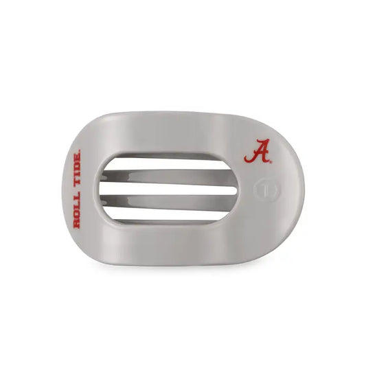 Teleties Flat Round Hair Clip | Medium | Roll Tide!