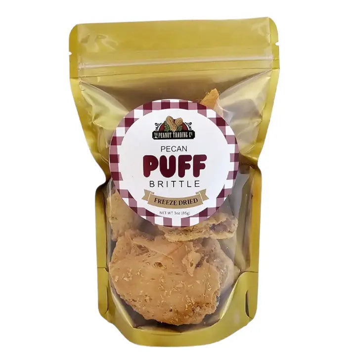 The Peanut Trading Company Freeze Dried Puff Brittle - Pecan