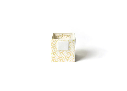 Happy Everything! Neutral Small Dot Small Mini Nesting Cube