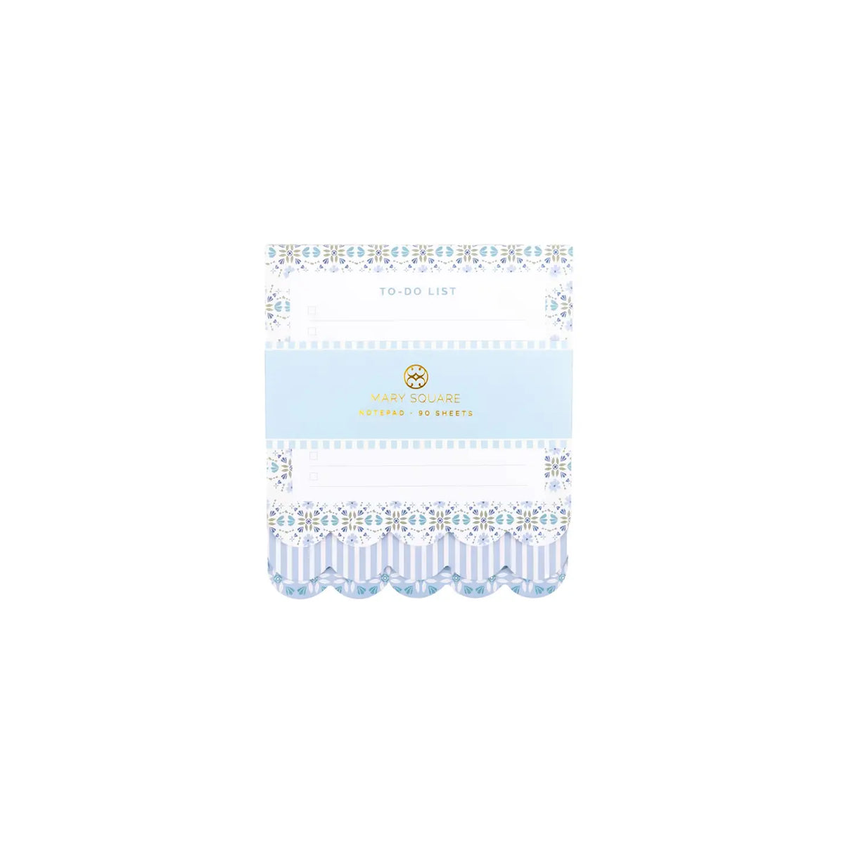 Mary Square 3-Tier Notepad | Take Two Blue