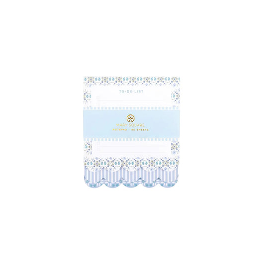 Mary Square 3-Tier Notepad | Take Two Blue