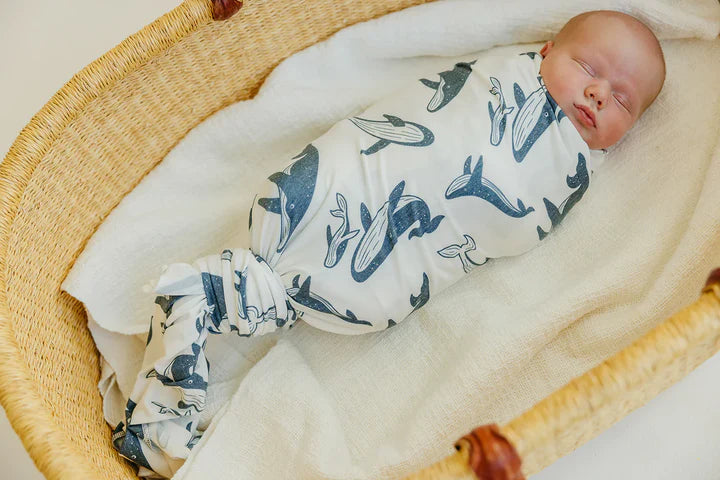 Copper Pearl Knit Swaddle Blanket | Cove