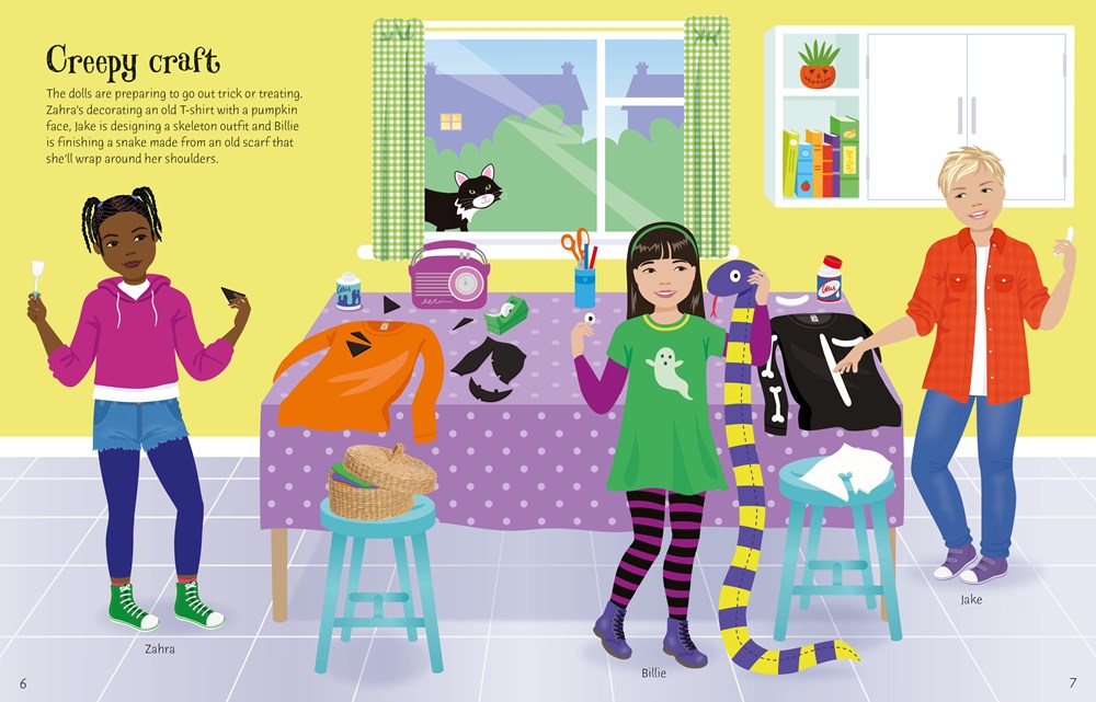 Sticker Dolly Dressing Trick or Treat : Usborne