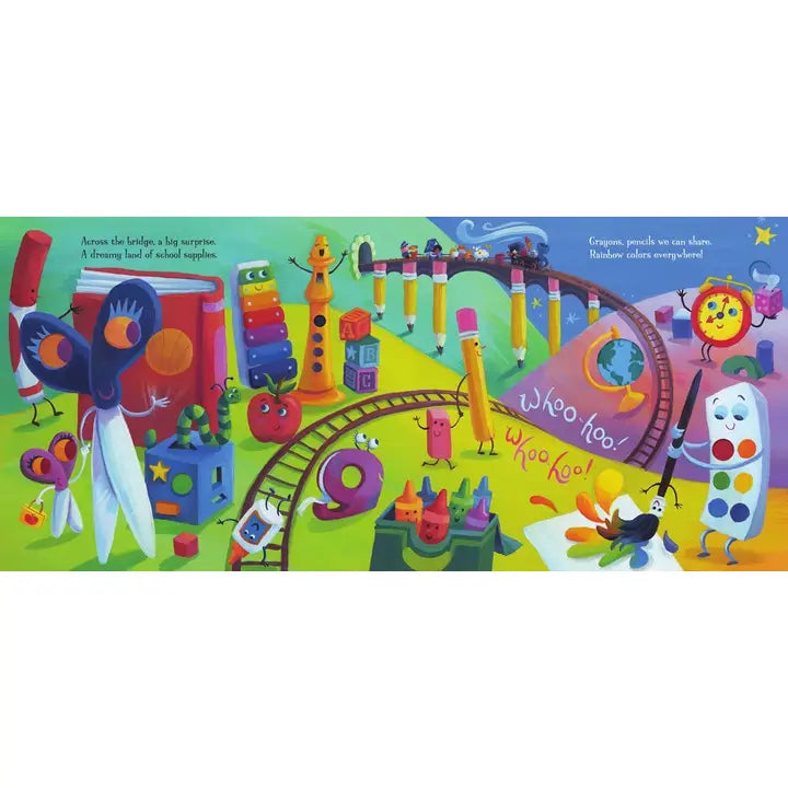 The Goodnight Train Ready For School Board Book : June Sobel