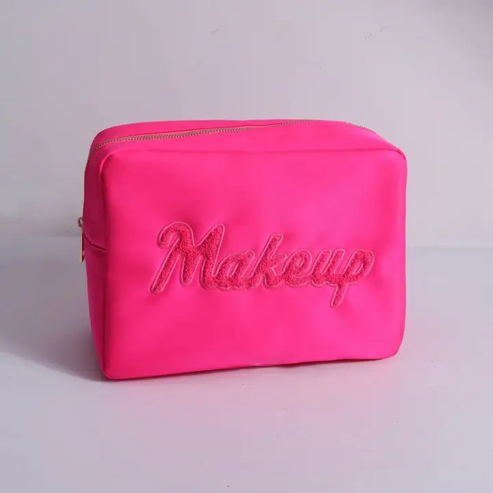 Makeup Embroidered Xl Nylon Bag