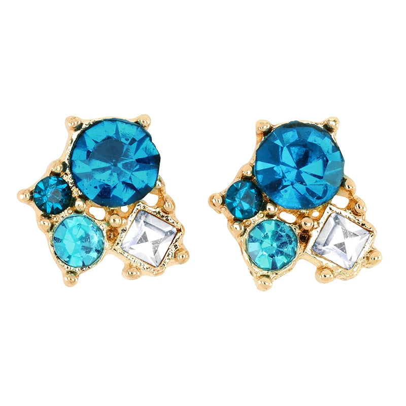 The Candy Dish Earrings - Light Blue