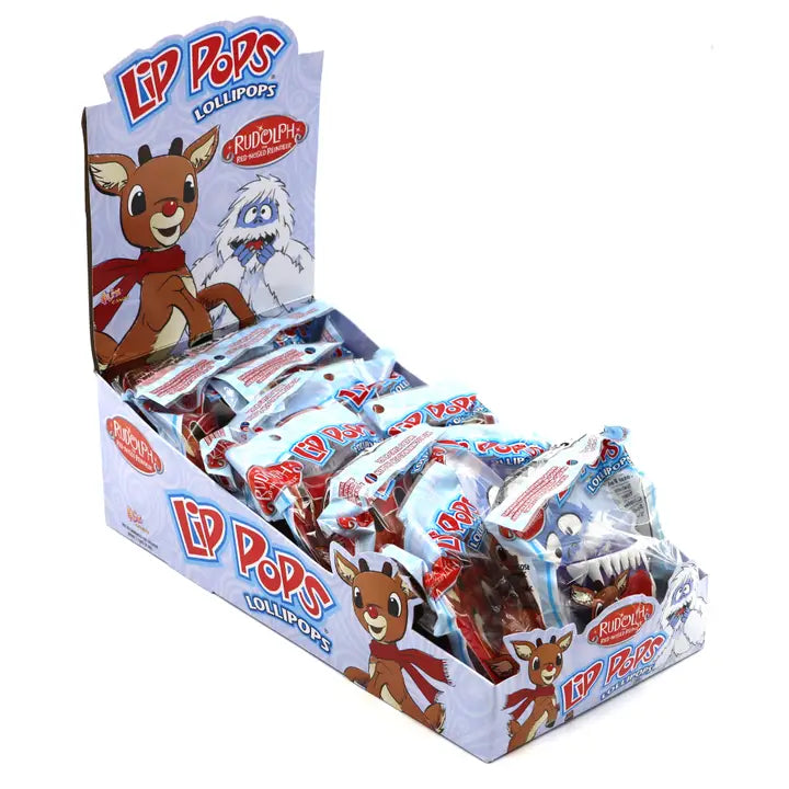 Rudolph Lip Pops Lollipops