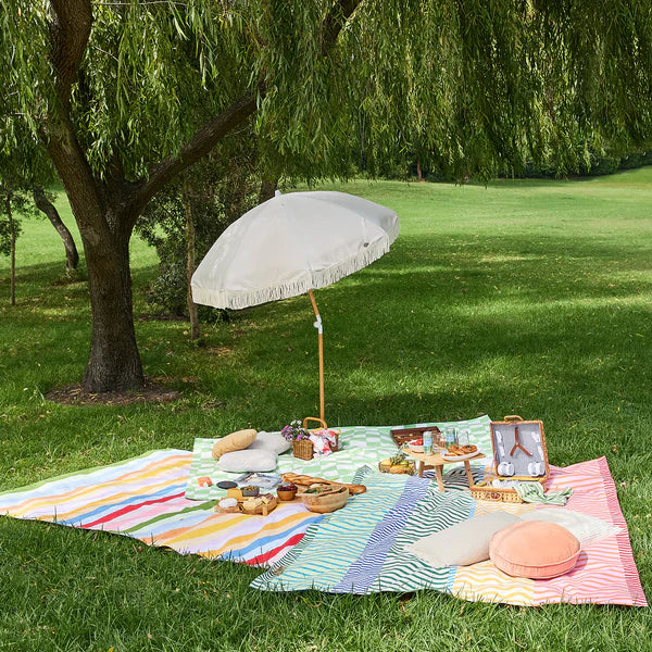 Dock & Bay Picnic Blanket - Stripe Up Your Life - GRS Certified-L
