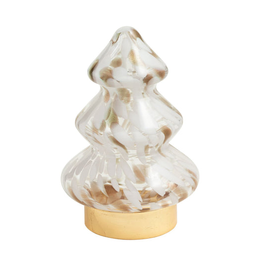 MUD PIE SMALL WHITE & GOLD TORTOISE TREE
