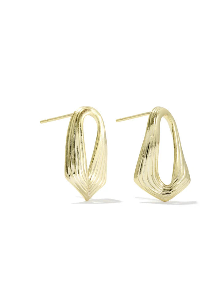 KENDRA SCOTT KIRA STUD EARRINGS GOLD