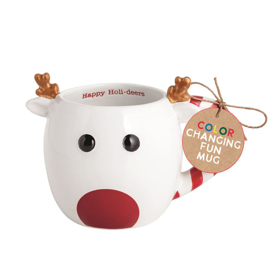 MUD PIE REINDEER COLOR CHANGING MUG