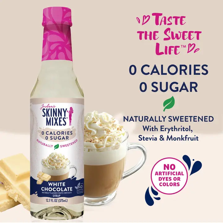 Jordan's Skinny Mixes Naturally Sweetened White Chocolate Syrup