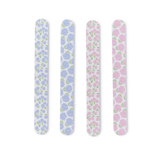 TWO'S COMPANY HYDRANGEA EMERY BOARD